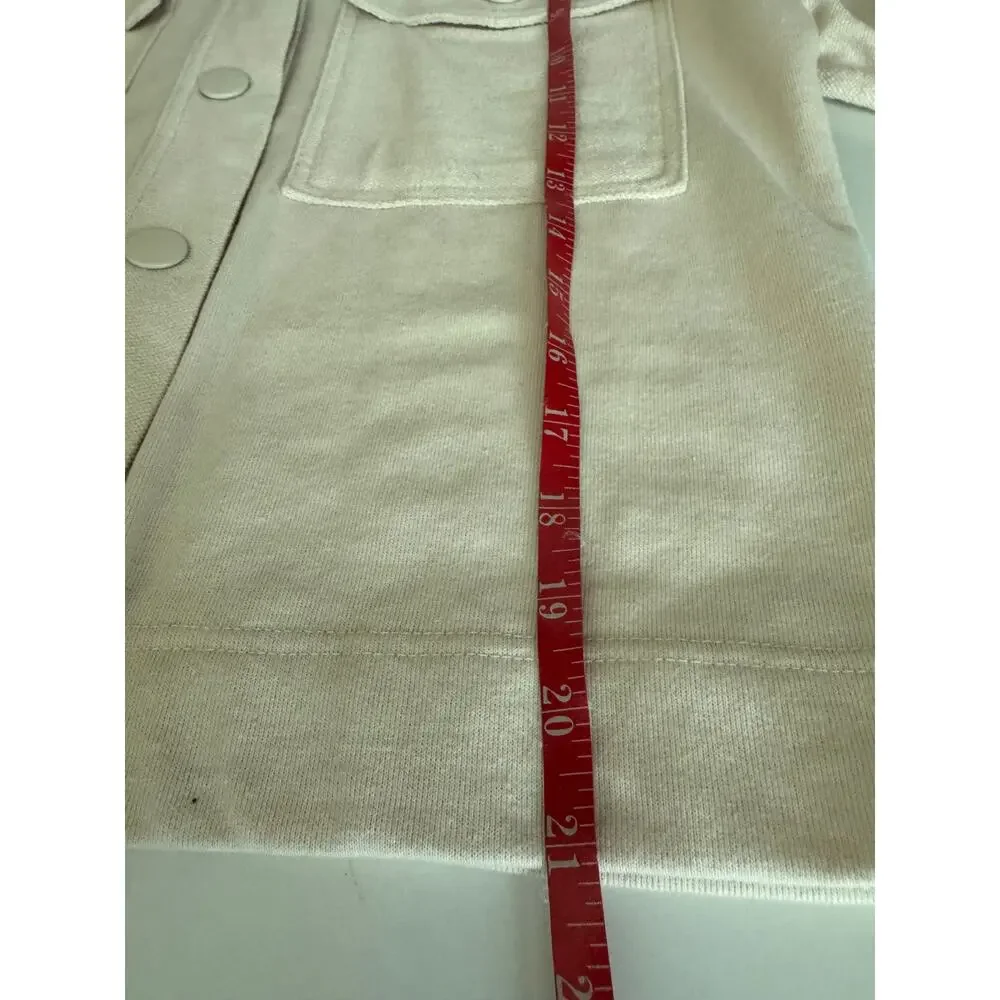 Hippie Rose Women's Light Jacket Beige Button-Up Size‎ XS Fall Spring